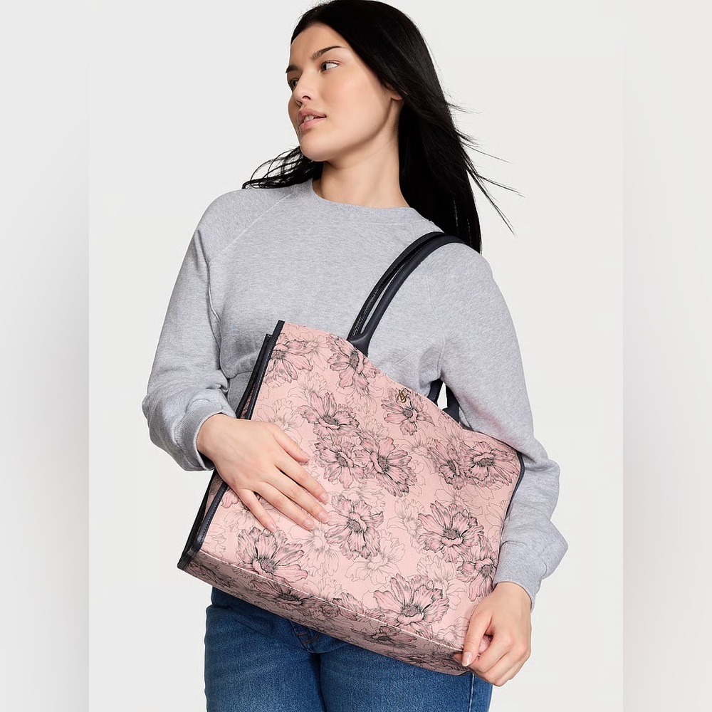 Floral Pink Tote Bag Victoria’s Secret
